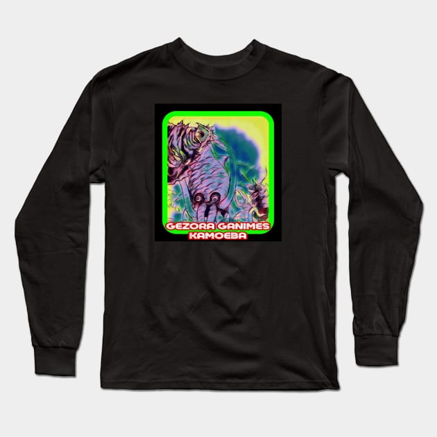 SPACE AMOEBA : GEZORA GANIMES KAMOEBA Long Sleeve T-Shirt by Robzilla2000